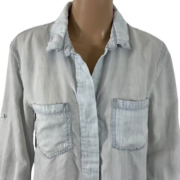 ANTHROPOLOGIE Cloth & Stone Split back size Medium - Picture 4 of 11